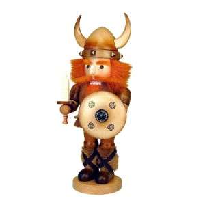 Ulbricht Viking Nutcracker with Bright Red Hair and Beard Holiday 