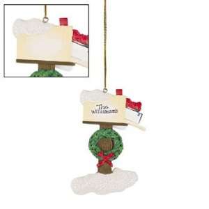  Personalized Mailbox Ornament   Party Decorations 