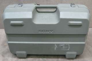 Empty* Sony Hard Plastic Lockable Carrying Case w/ Key  