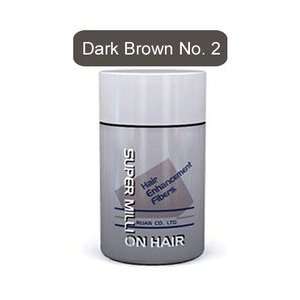   Hair Enhancement Fibers Thickens Balding or Thin Hair Dark Brown 20g