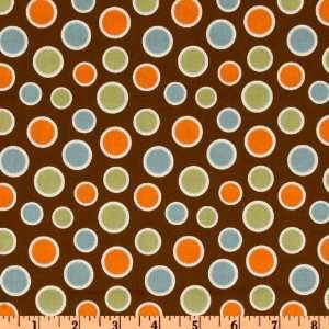 44 Wide Mod Tod Dot Brown Fabric By The Yard Arts 