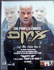 2000 DMX And Then There Was X vintage music promo ad  