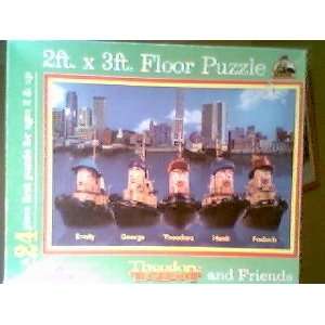  Theodore Tugboat and Friends 24 Pieces Floor Puzzle ( 2ft 