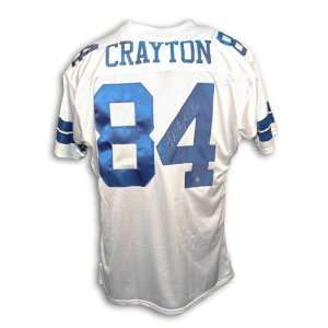  Patrick Crayton Autographed Dallas Cowboys White Throwback 