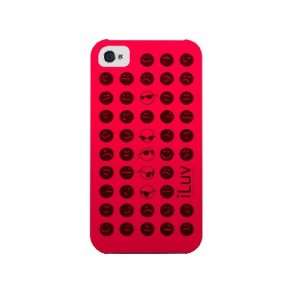 iLuv Soft Coated Ultra Thin Case with Emoticon for iPhone 