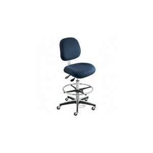  Adjustable 24 34 Blue Non ESD Cloth Chair, 4X Series with 