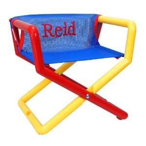  Hoohobbers Blue Mesh Junior Director Chair/Booster Seat 