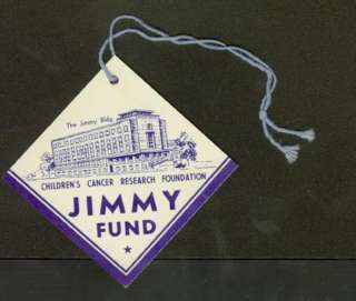 Late 1950s Jimmy Fund BB Card   Ted Williams  