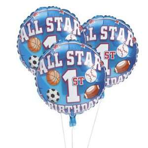   Star 1st Birthday Balloon Set   Balloons & Streamers & Mylar Balloons