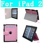 Apple iPad PINK Leather Skin Case Cover Pouch PC new  