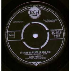   NOW OR NEVER 7 INCH (7 VINYL 45) UK RCA 1960 ELVIS PRESLEY Music
