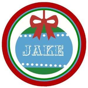  BOY CHRISTMAS ORNAMENT PERSONALIZED CHILDRENS PLATE