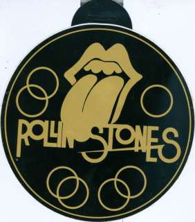 THE ROLLING STONES   Big Car Sticker (1977) OLD & RARE  
