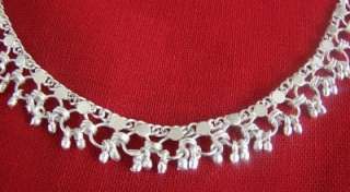   ANKLET BRACELET BELLY DANCE INDIAN JEWELRY  LOW FITTING  XL SIZE