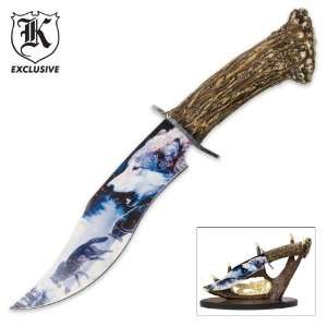  Wild Wolf Pack Bowie Knife 