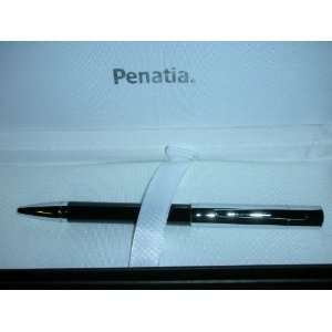   Black Lacquer Barell Tuxedo Style Ball Point Pen in Gift Box Health