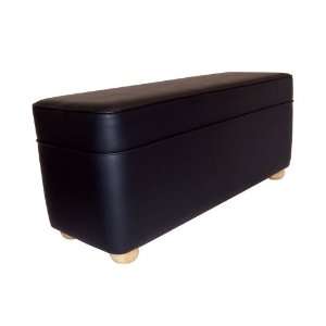  Large BlackVinyl Bench