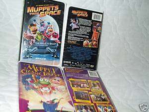 MUPPETS FROM SPACE & MUPPET CLASSIC THEATER 2 VHS LOT  