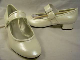 JESSICA SIMPSON Bengie White 4 Y Heels Girls Shoes  