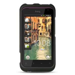VMG HTC Rhyme Black Hard Case Cover 2 ITEM COMBO Black Premium Hard 2 