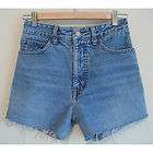 VINTAGE GUESS GEORGES MARCIANO JEANS CUT OFF DENIM SHORTS HIGH WAIST 