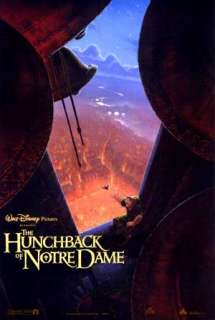 HUNCHBACK OF NOTRE DAME DS Advance movie poster DISNEY  