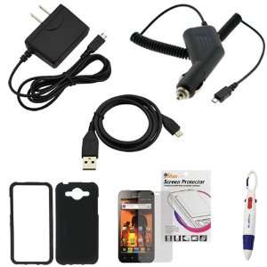   Travel Charger + Sync USB Data Cable + Ball Pen for Cricket Huawei