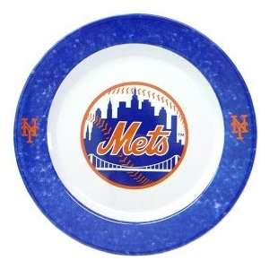  New York Mets 4 Piece Dinner Plate Set