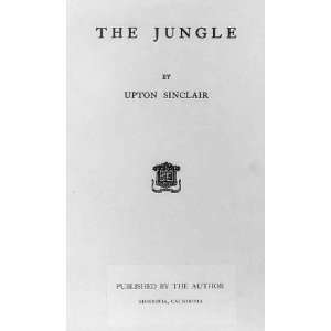  Title page of The Jungle by Upton Sinclair, 1906
