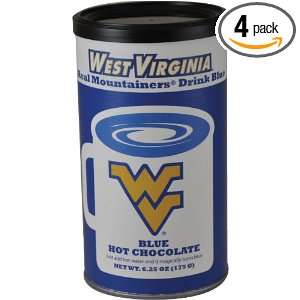   Colors Cocoa Mix, West Virginia University, 6.25 Ounce (Pack of 4