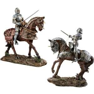 On Sale  Knights of Blenheim Palace Sculptures (Set Includes Red 