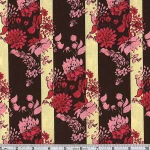  45 Wide Treetop Fancy Stepping Stones Raspberry Fabric 