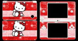 Hello Kitty Decal Protector Skin Sticker Cover for NDSi DSi XL LL 