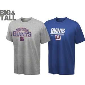   New York Giants Big & Tall Blitz 2 Tee Combo Pack