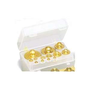  Deluxe Brass Metric Mass Set, Set of 13 Toys & Games