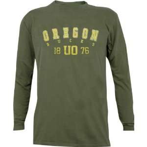  Oregon Ducks Pigment Dye Long Sleeve T Shirt Sports 