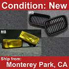   Front Fog Light Yellow + Grille BK OEM Style Replacement MB Part Sport