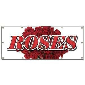   SIGN red rose flowers flower shop signs florist Patio, Lawn & Garden