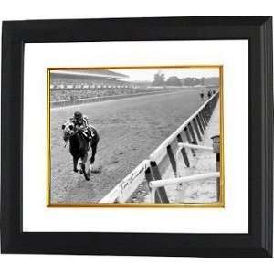 Ron Turcotte Autographed/Hand Signed Belmont Stakes Horse Racing 16X20 