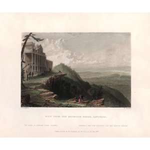  Bartlett 1839 Engraving from the Mountain House, Catskill 