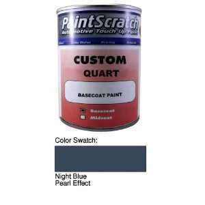  1 Quart Can of Night Blue Pearl Effect Touch Up Paint for 
