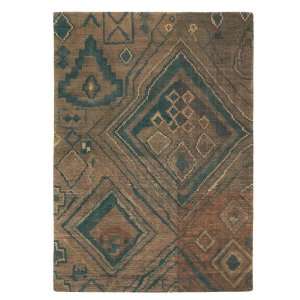  Modern Area Rugs 6x8 Blue Tribal Wool Knotted Carpet 