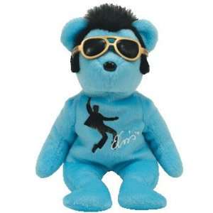    TY Beanie Baby   BLUE BEANIE SHOES the Elvis Bear Toys & Games