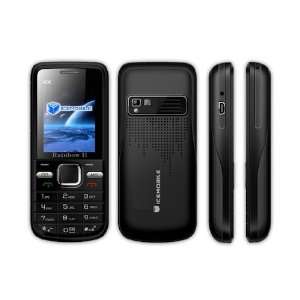   DUAL SIM QUAD BAND FM GSM CELL PHONE BLACK RAINBOW II Cell Phones