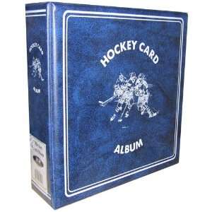    Hockey 3 Inch Binder BLUE   Trading Card Album Toys & Games