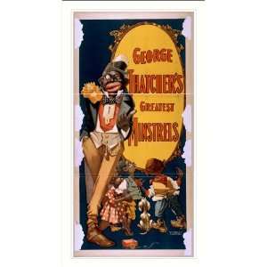   Poster (M), George Thatchers Greatest Minstrels