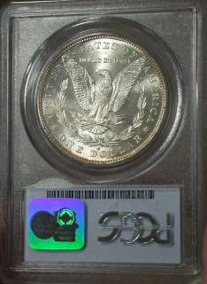 1882 s PCGS MS64 Rainbow Toned Morgan Dollar N/R  