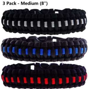   Blue / Red / White Line   The Friendly Swede® Paracord Series (S350