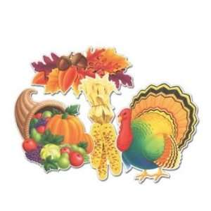  Thanksgiving 14 inch Cutout Set of 4