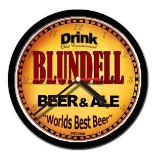  BLUNDELL beer and ale cerveza wall clock 